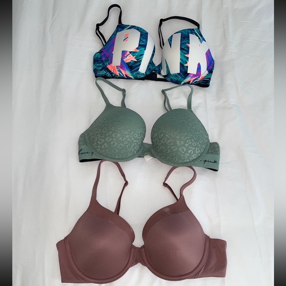 VS PINK and VS bras! Set of three!